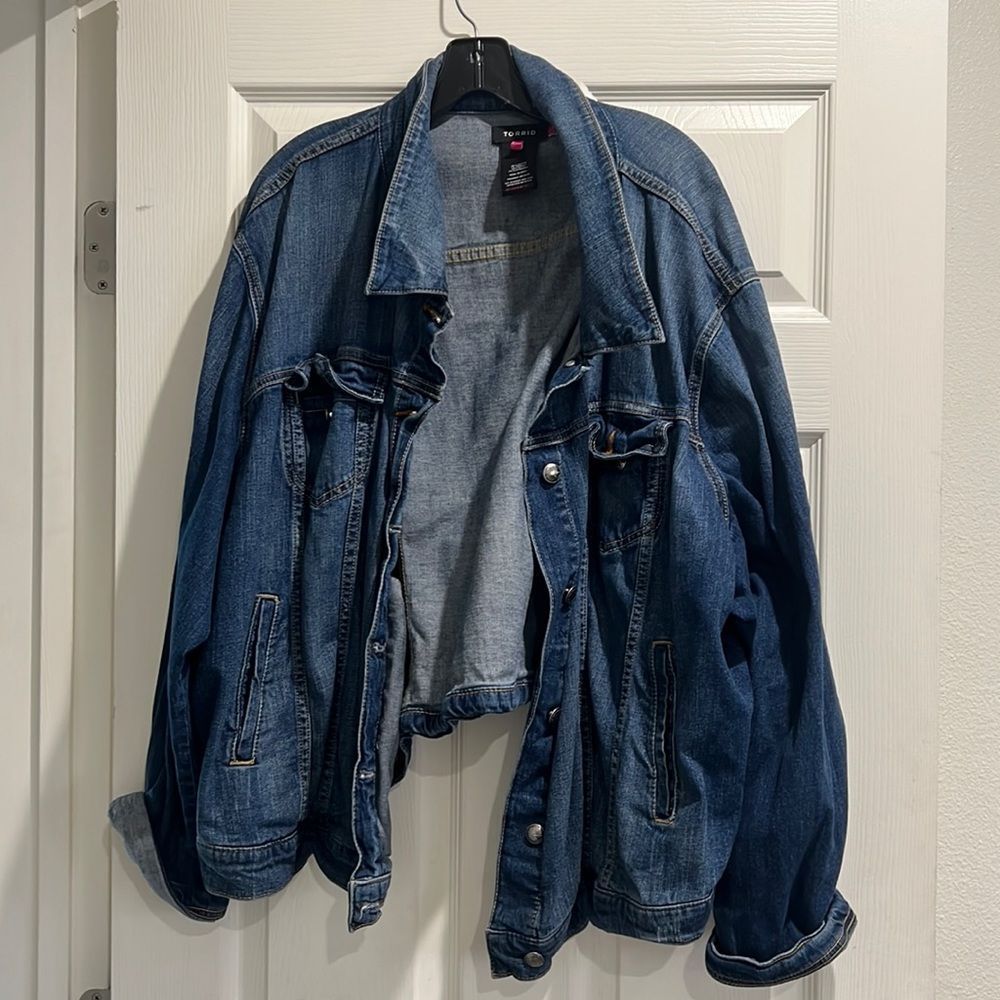 Torrid denim jacket 4x